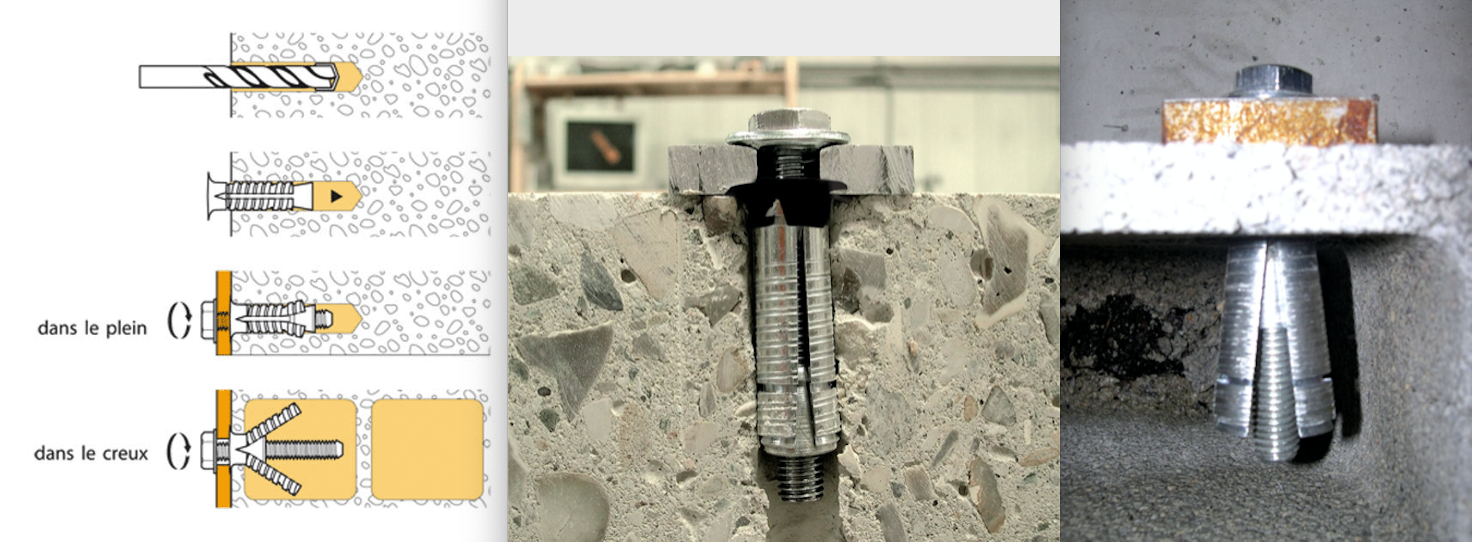 fixation pour voile d'ombrage